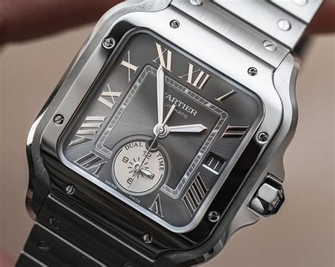 cartier santos duel time|cartier santos large lug to.